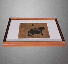 什邡书画装裱配框服务案例